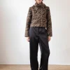 Outlet Cleo Jacket Wool Blend Jacquard Tiger Beige Jackets | Jackets