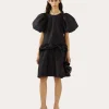 Outlet Daisy Dress Recycled Blend Taffeta Navy Dresses | Clothing