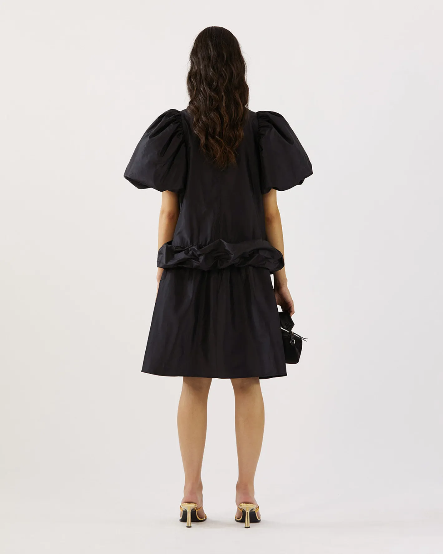 Outlet Daisy Dress Recycled Blend Taffeta Navy Dresses | Clothing
