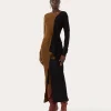 Clearance Dari Dress Wool Jersey Black Dresses