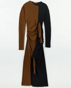 Clearance Dari Dress Wool Jersey Black Dresses