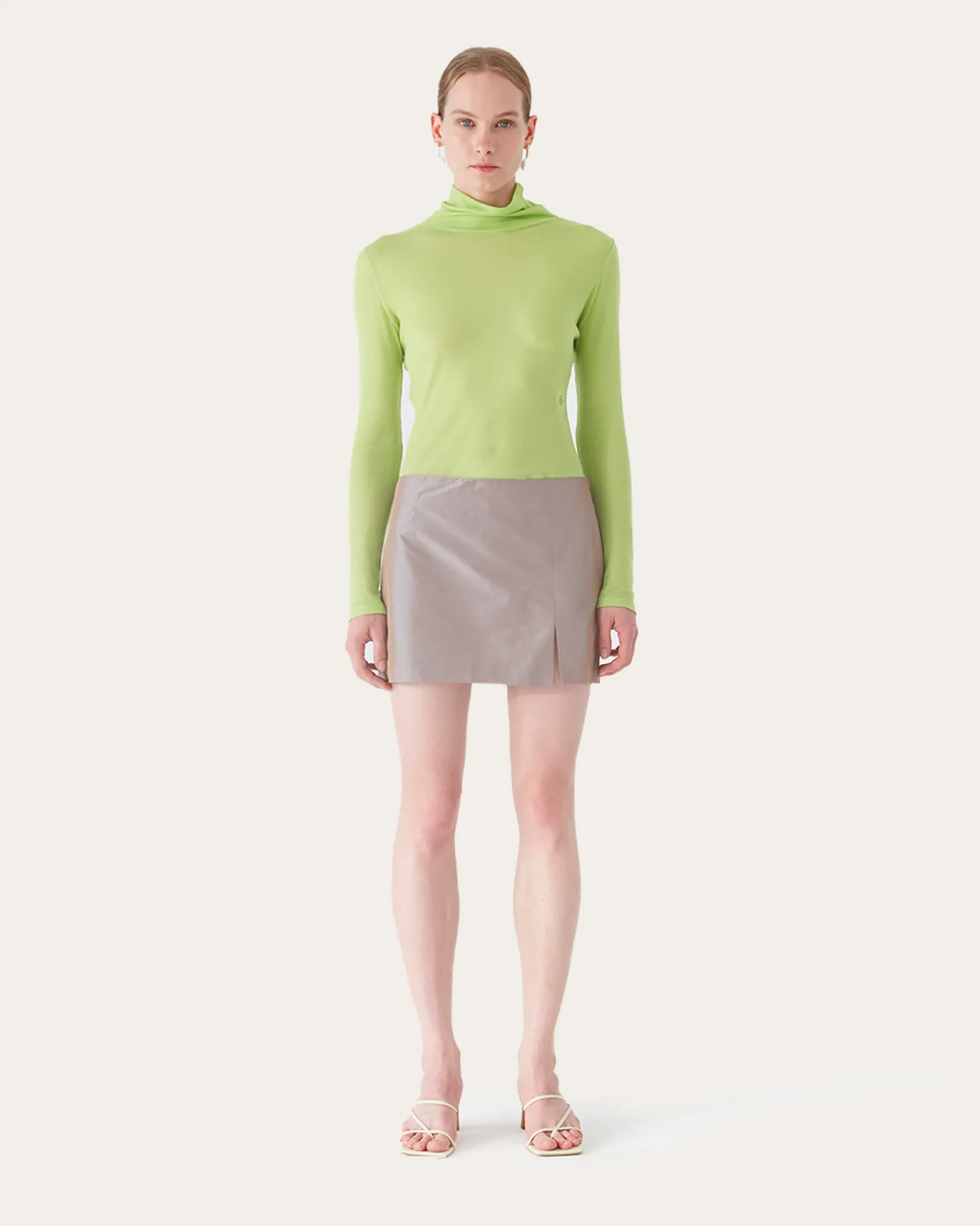 Sale Della Skirt Taffetta Iridescent Skirts | Tailoring