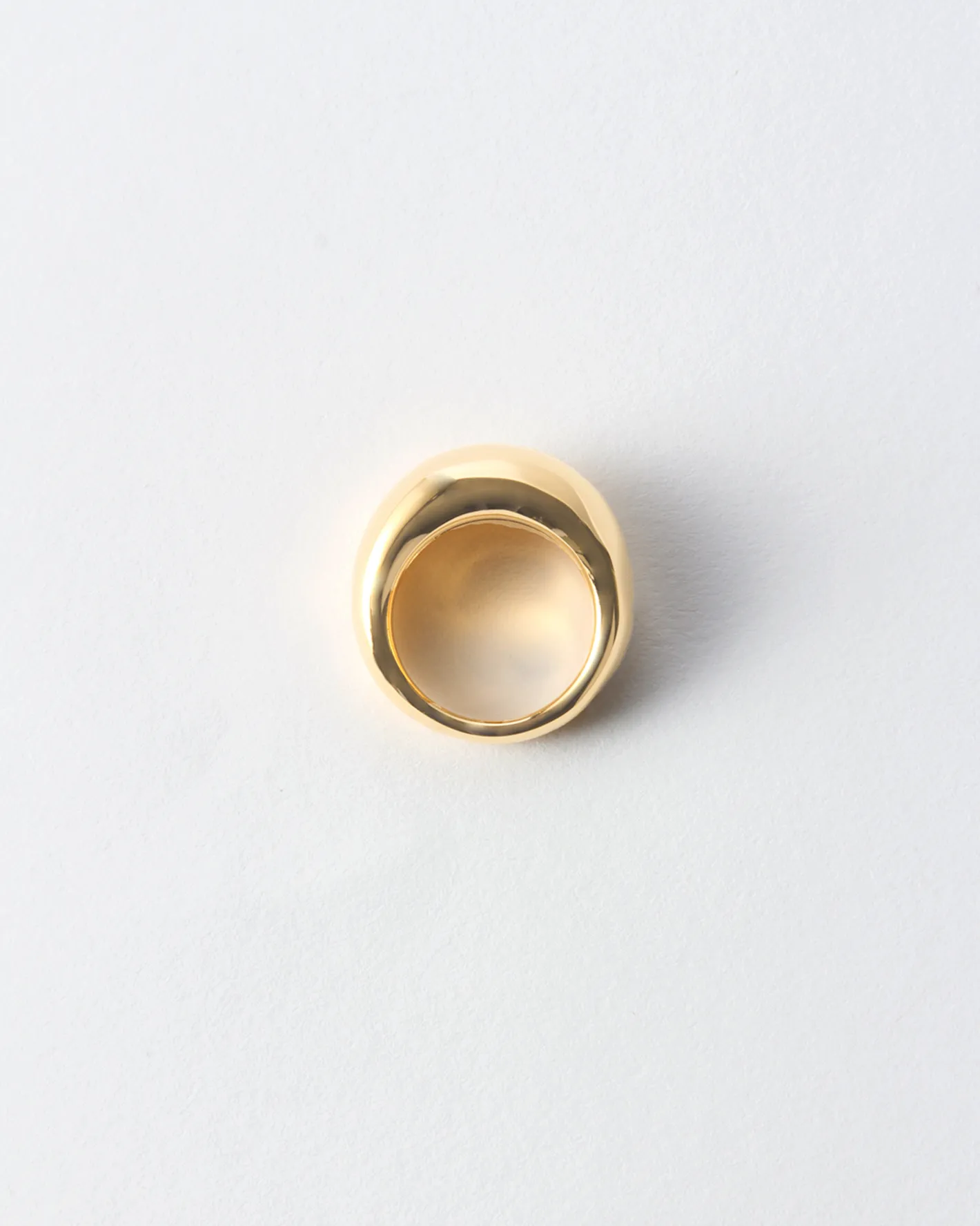 Clearance Dome Ring Gold Vermeil Rings