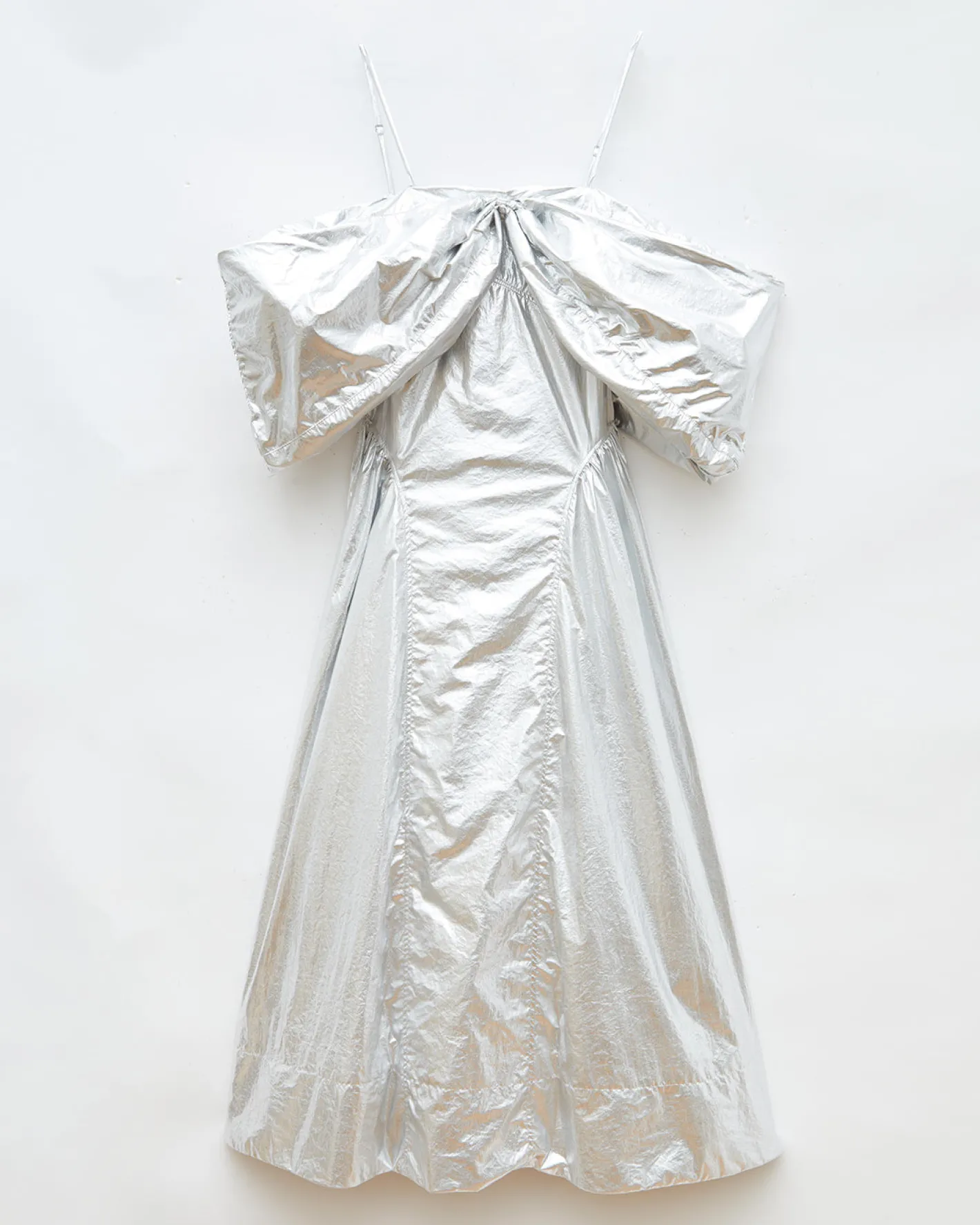 Best Dora Dress Lamé Metallic Silver Dresses | Clothing