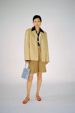 Fashion Doris Shorts Viscose Linen Blend Caramel Tailoring | Clothing