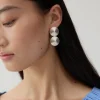 Best Double Spin Earrings Silver Plated Earrings