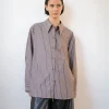 Online Ellis Shirt Cotton Stripe Brown Shirts & Blouses | Clothing