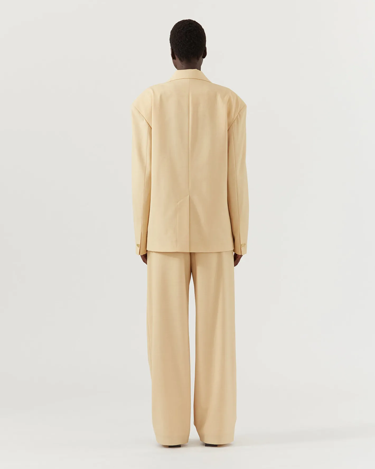 Outlet Enzo Blazer Wool Blend Shortbread Tailoring | Jackets
