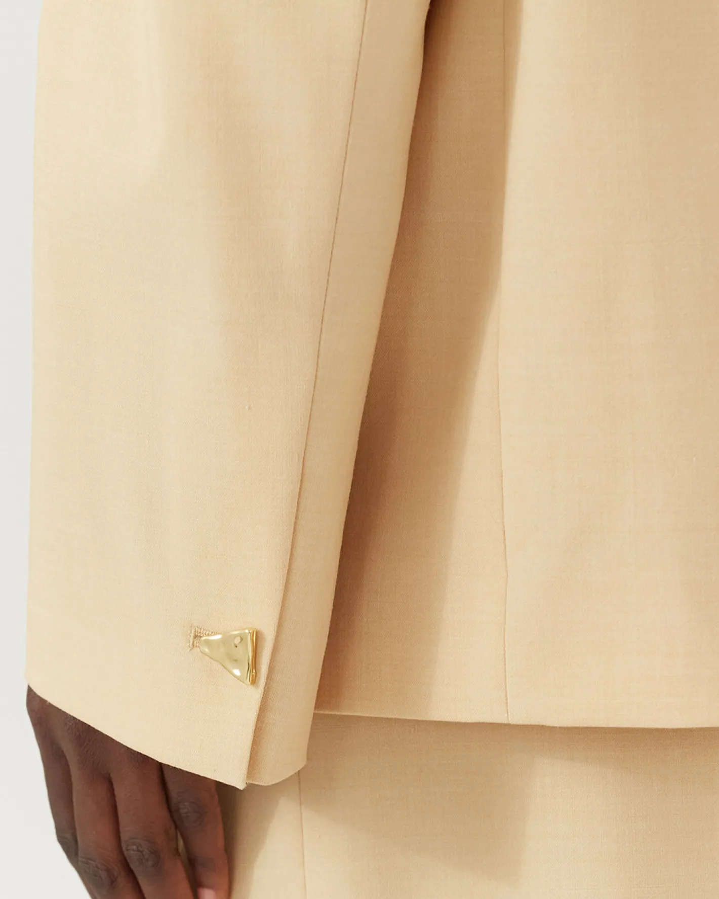 Outlet Enzo Blazer Wool Blend Shortbread Tailoring | Jackets