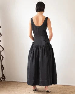 Discount Erica Dress Viscose Blend Black Dresses | Clothing