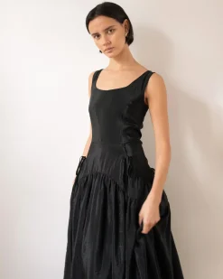 Discount Erica Dress Viscose Blend Black Dresses | Clothing