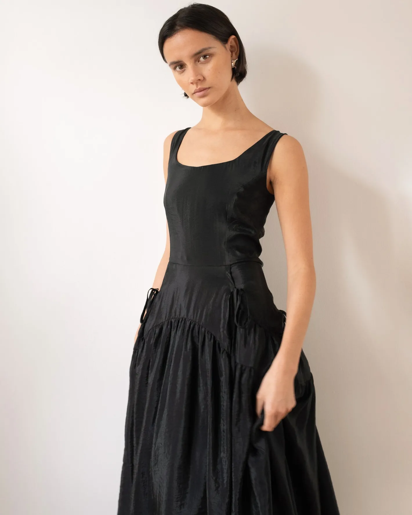 Discount Erica Dress Viscose Blend Black Dresses | Clothing