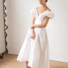 Best Erin Dress Silk Off-White Dresses | Clothing