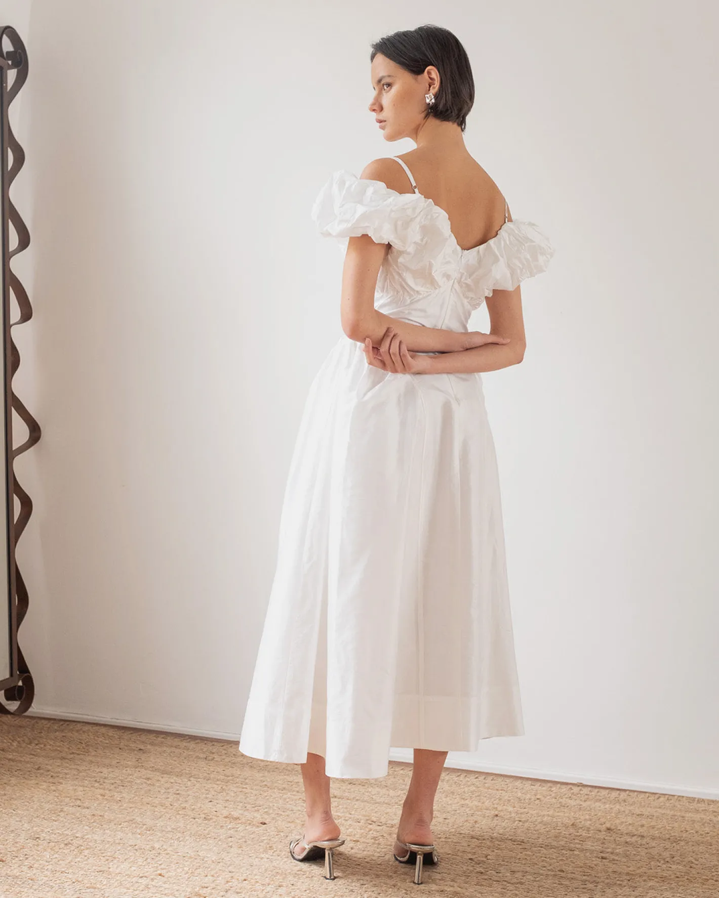 Best Erin Dress Silk Off-White Dresses | Clothing