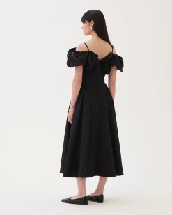 Hot Erin Dress Taffeta Black Dresses | Clothing