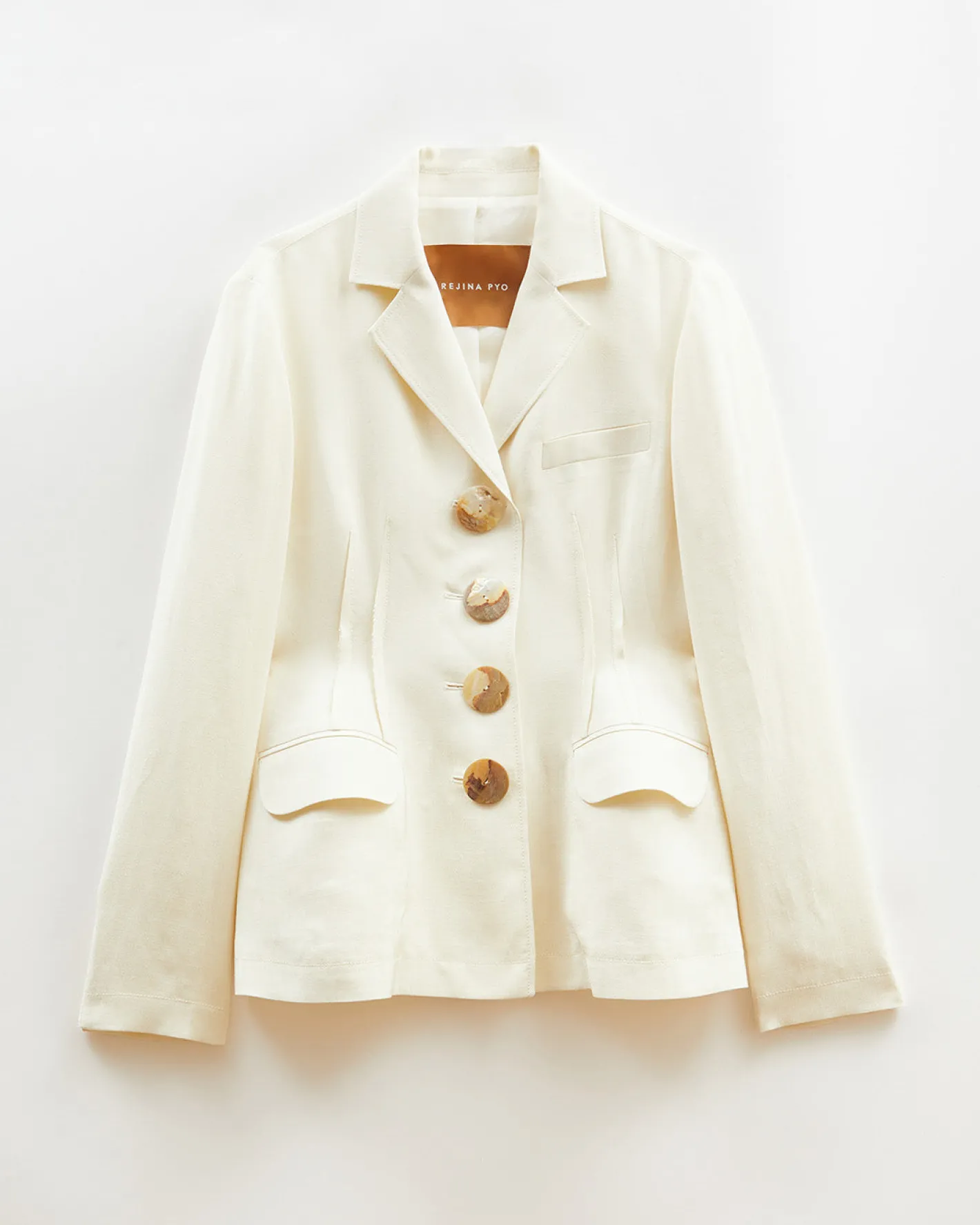 Outlet Etta Jacket Viscose Off-White Tailoring | Jackets