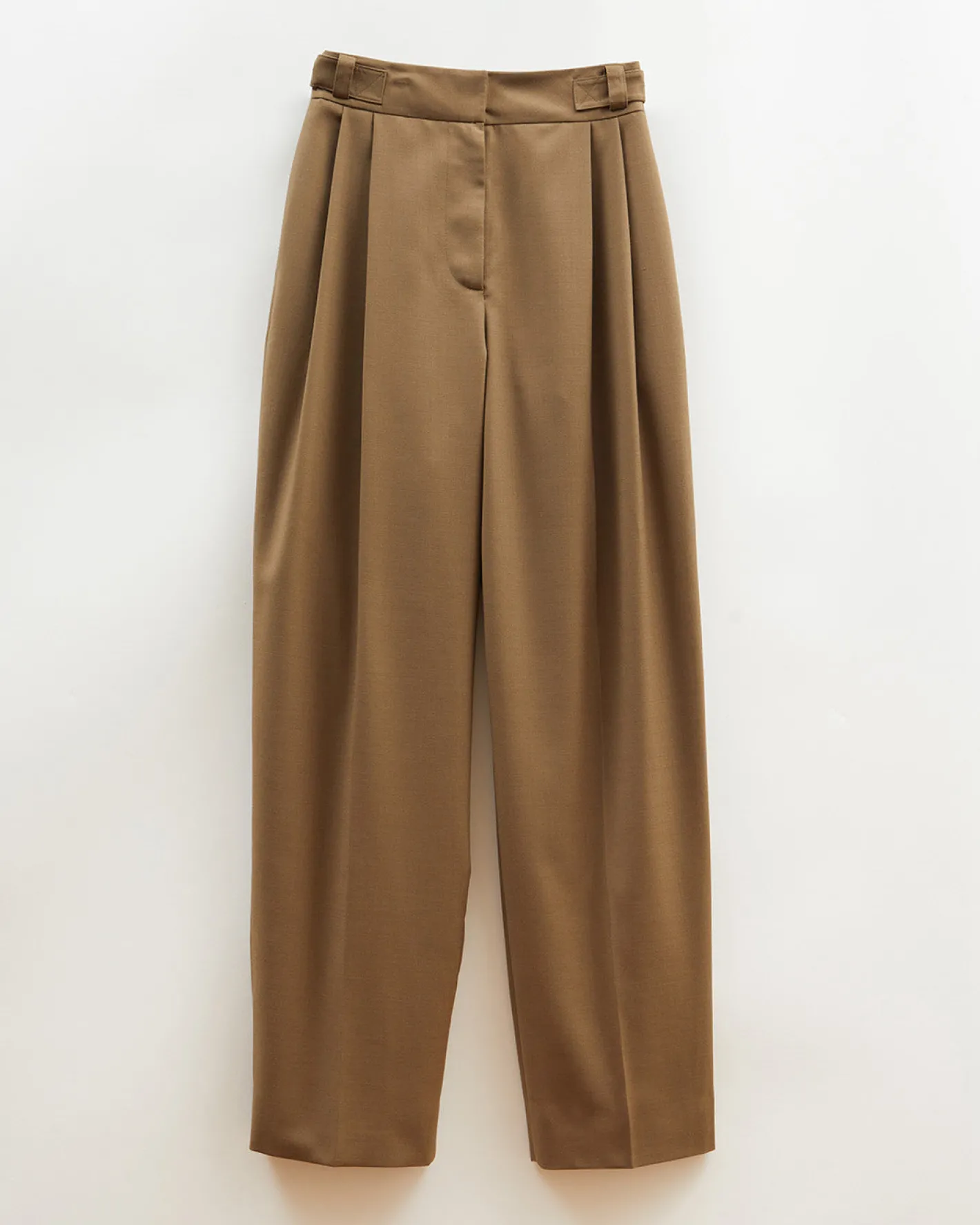 Sale Eunah Trousers Wool Blend Olive Trousers | Tailoring