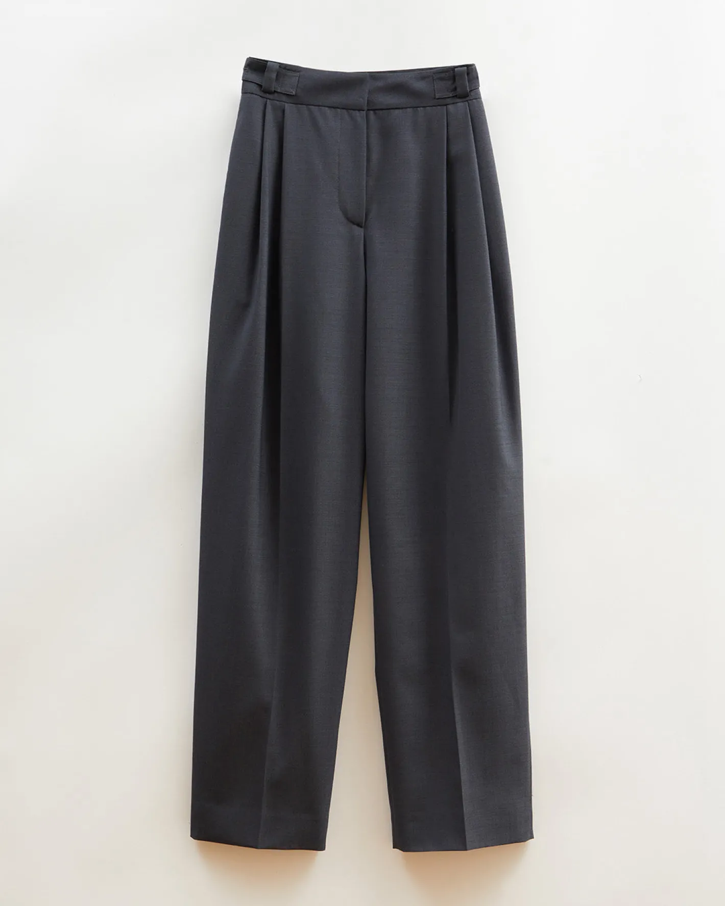 Online Eunah Trousers Wool Blend Suiting Slate Trousers | Tailoring