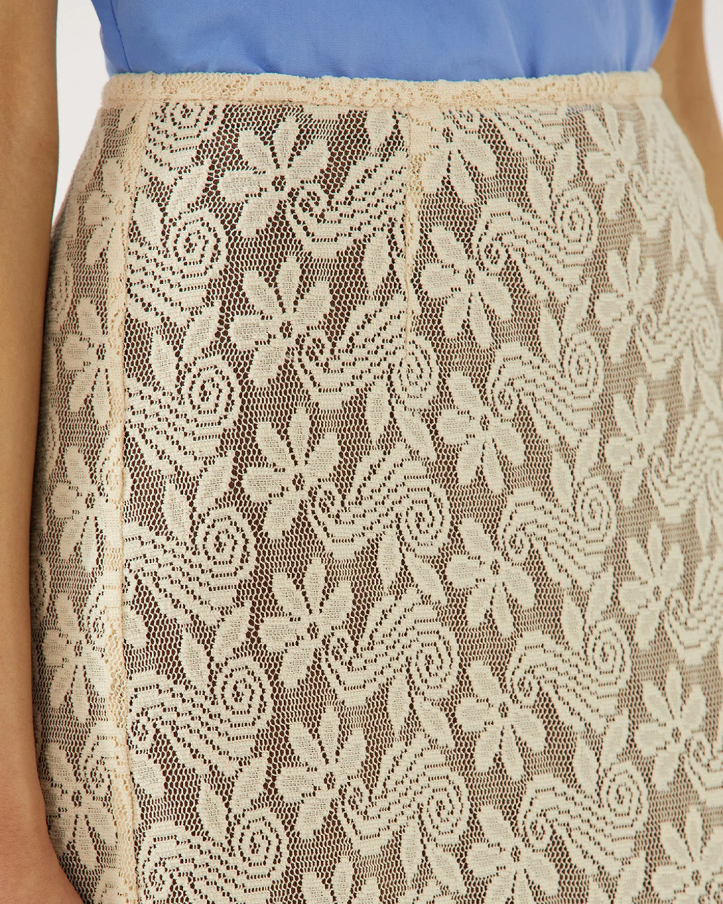 Outlet Eva Skirt Floral Lace Cream Skirts | Clothing