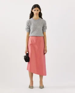 Discount Eva Skirt Silk Taffeta Coral Skirts | Clothing