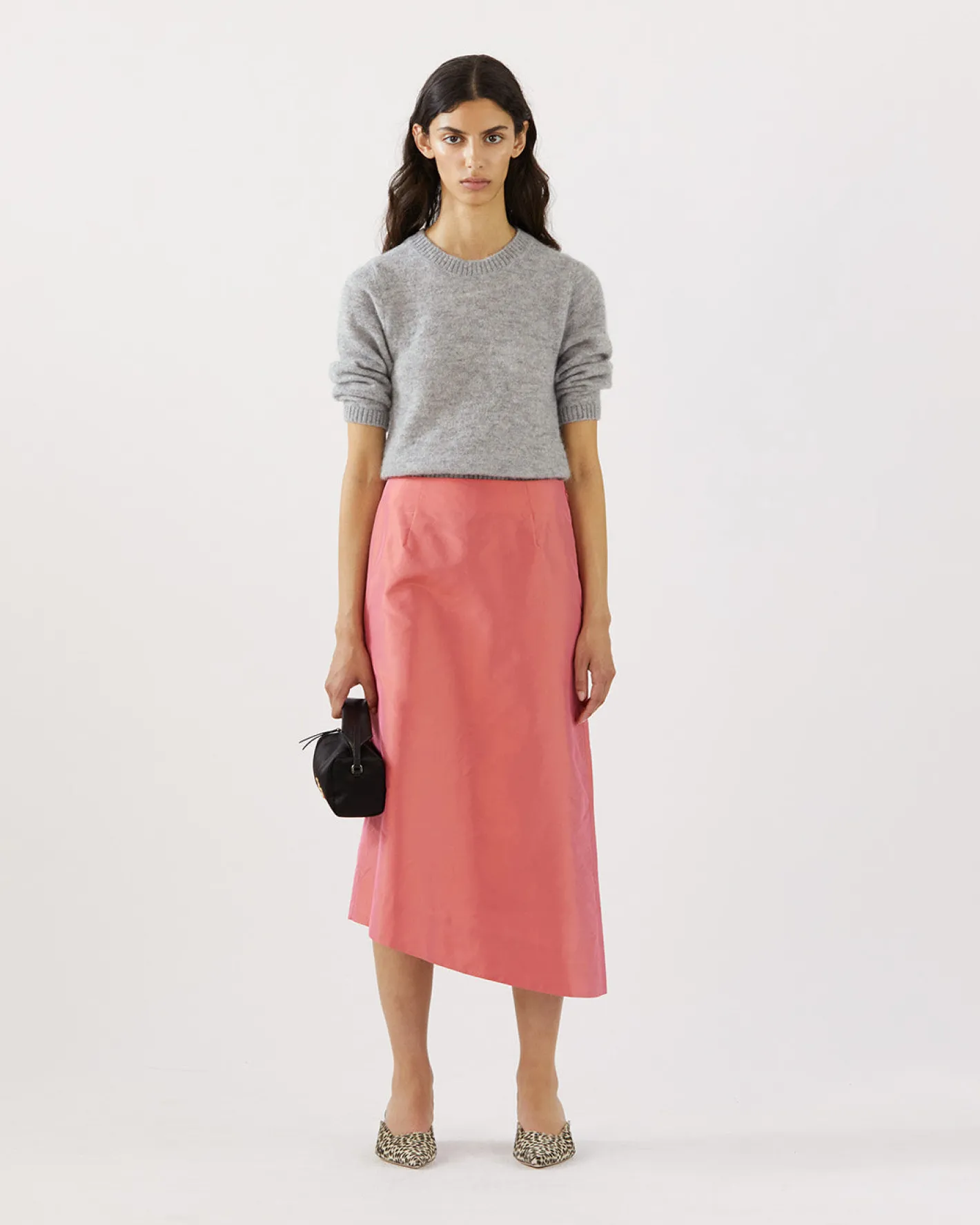 Discount Eva Skirt Silk Taffeta Coral Skirts | Clothing