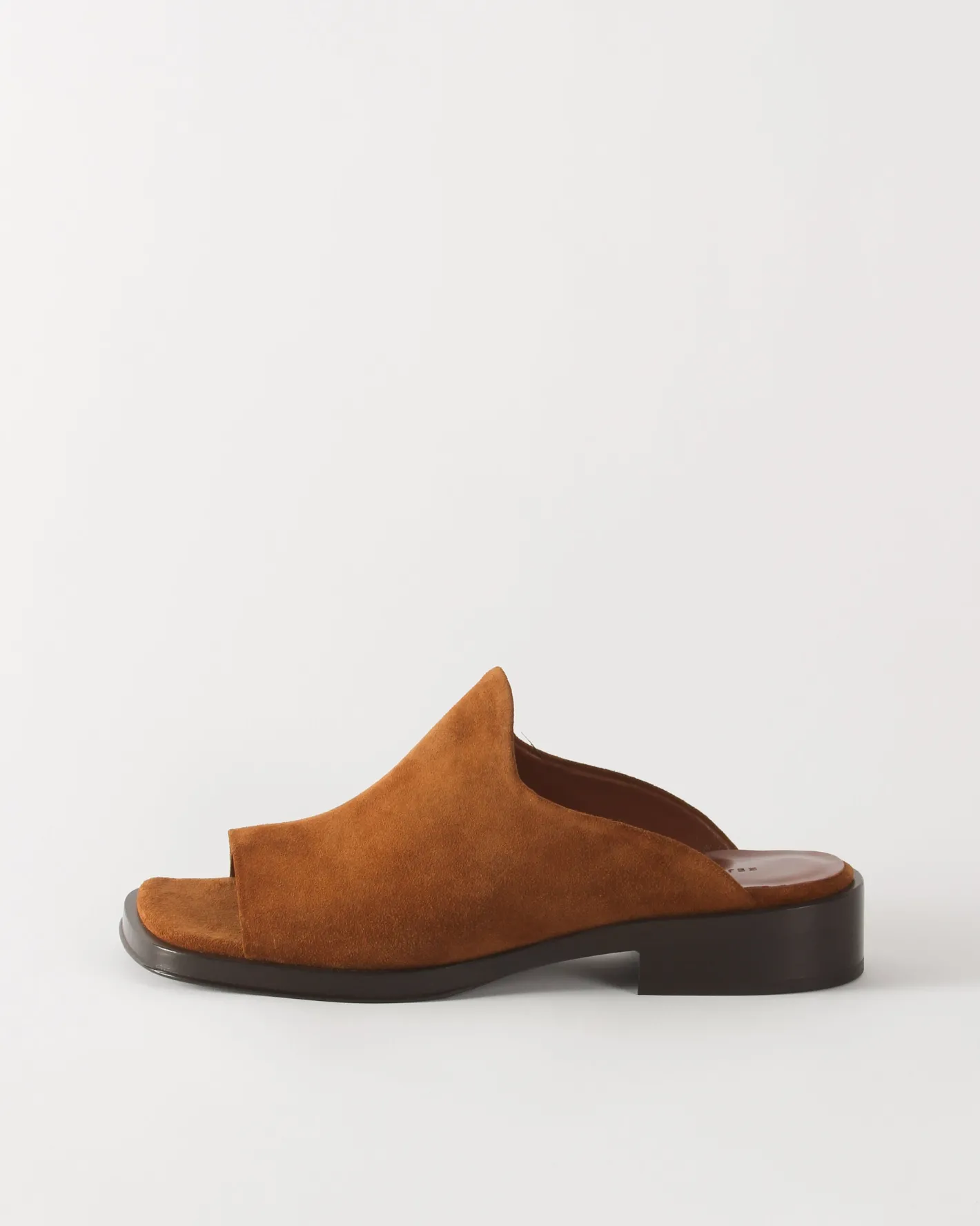 Sale Flat Mule Suede Tan Flats