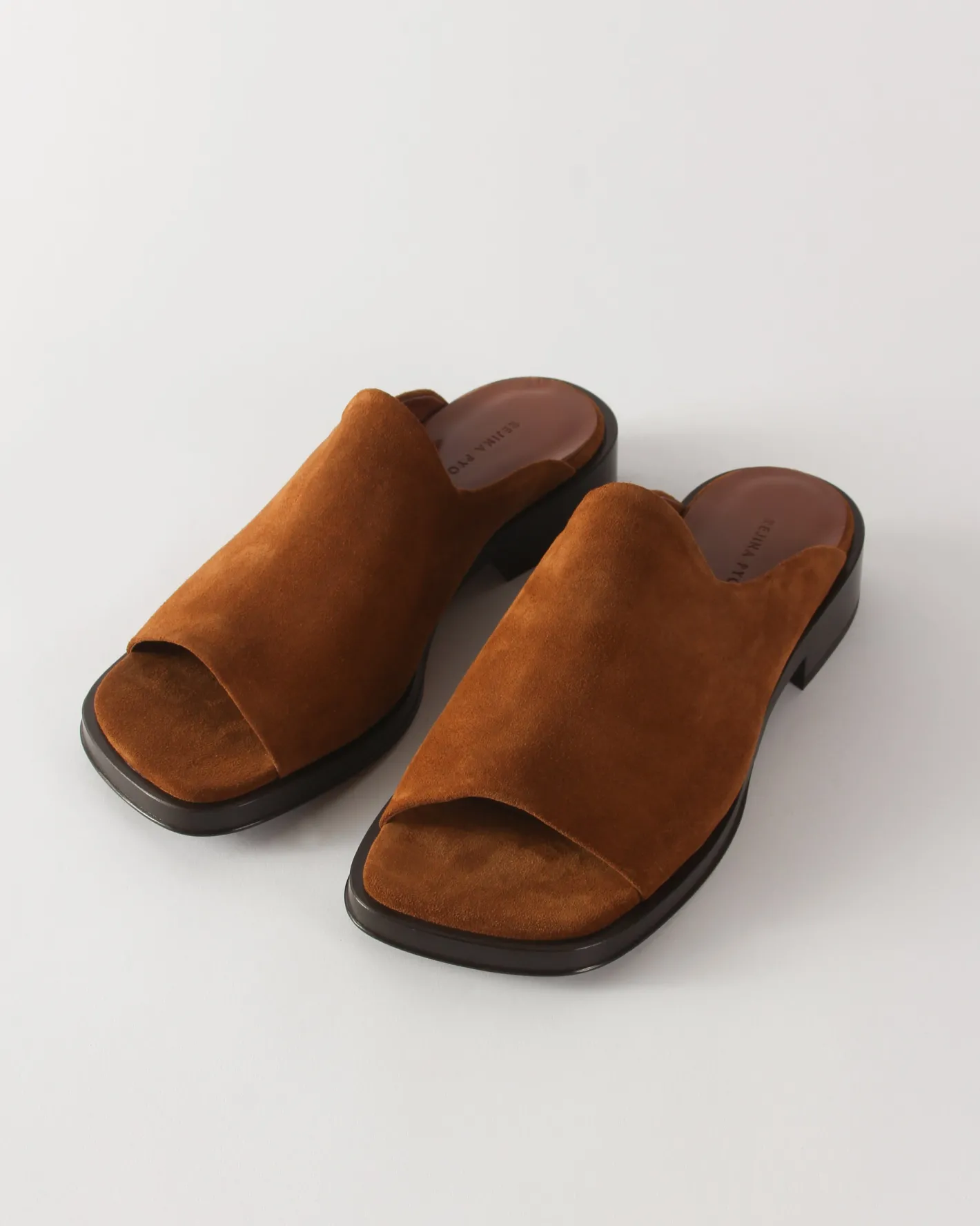 Sale Flat Mule Suede Tan Flats