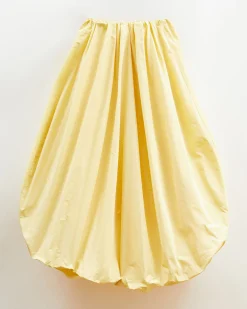 Online Flora Skirt Taffeta Yellow Skirts | Clothing
