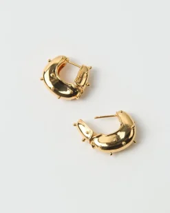 New Iris Hoop Earrings Gold Vermeil Earrings