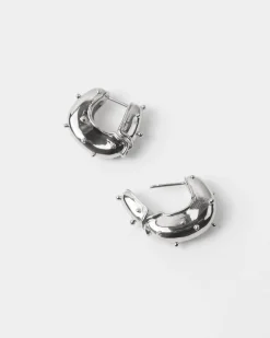 Best Iris Hoop Earrings Sterling Silver Earrings