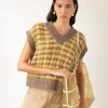 Online Jamie Vest Alpaca Blend Yellow Knitwear | Clothing