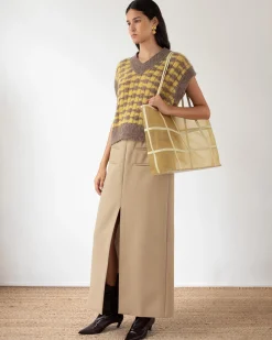 Online Jamie Vest Alpaca Blend Yellow Knitwear | Clothing