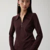 Sale Jasmine Top Tencel Cotton Blend Jersey Brown T-Shirts & Tanks | Clothing