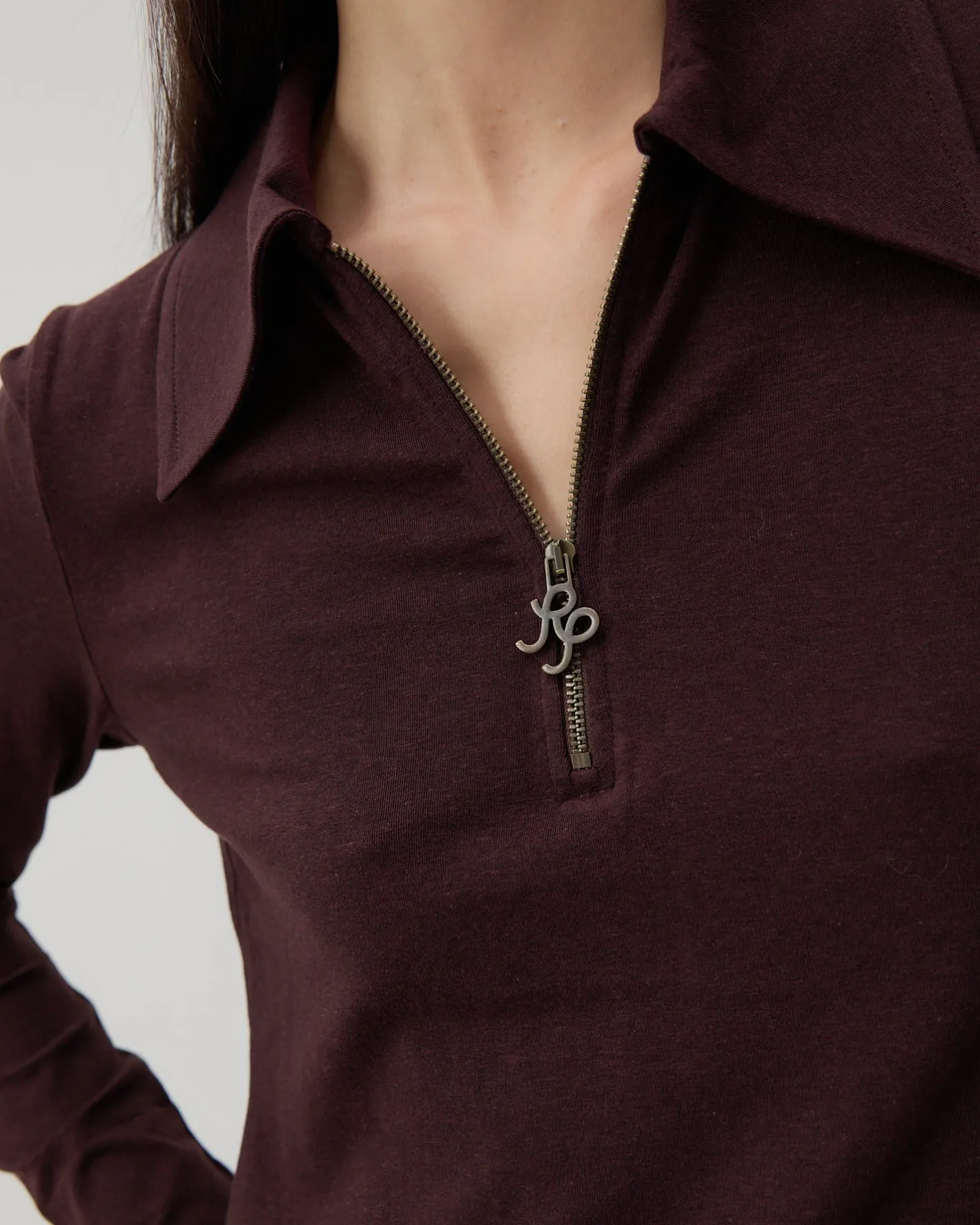 Sale Jasmine Top Tencel Cotton Blend Jersey Brown T-Shirts & Tanks | Clothing