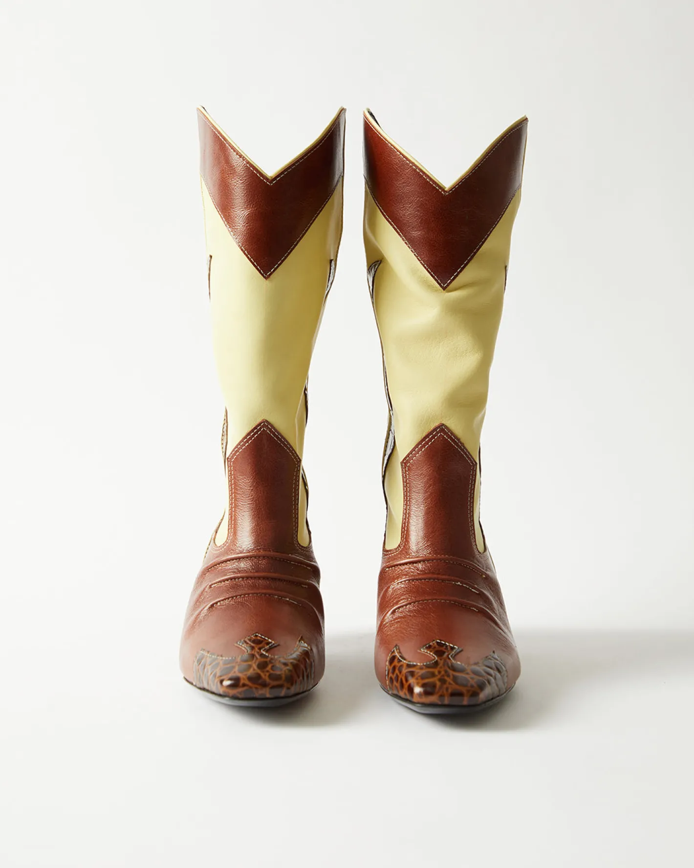Best Jessie Boots Leather Butter Yellow Boots