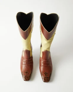 Best Jessie Boots Leather Butter Yellow Boots