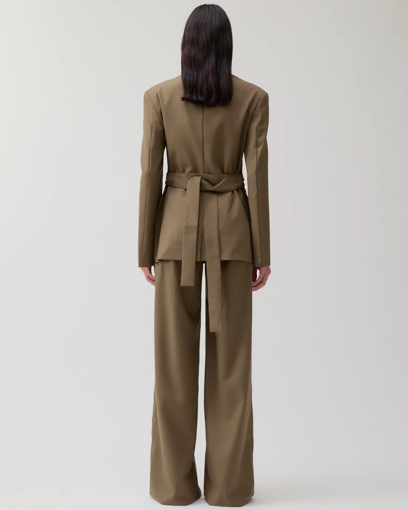 Online Johanna Blazer Wool Blend Olive Tailoring | Jackets
