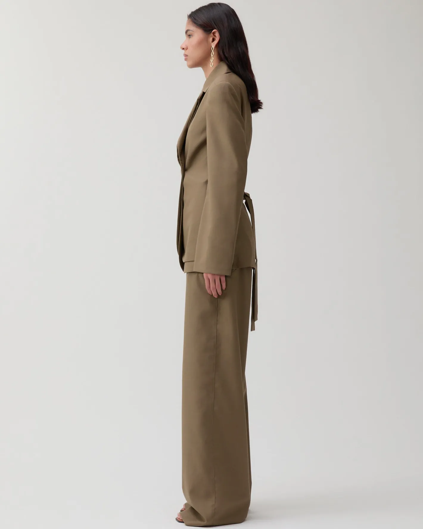 Online Johanna Blazer Wool Blend Olive Tailoring | Jackets