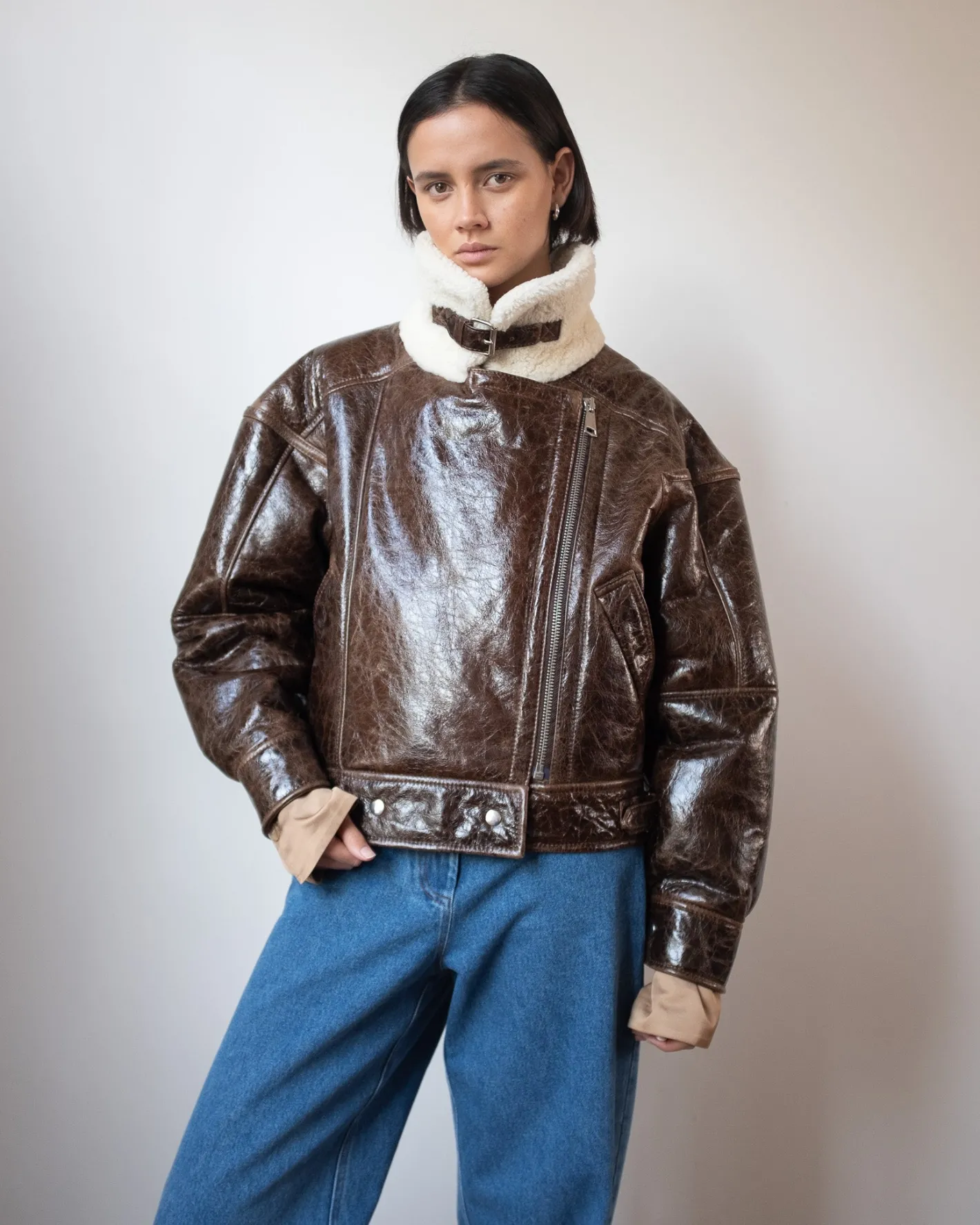 Online Jordan Jacket Shearling Brown Jackets | Jackets