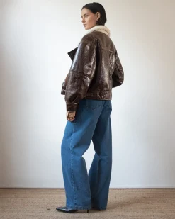 Online Jordan Jacket Shearling Brown Jackets | Jackets