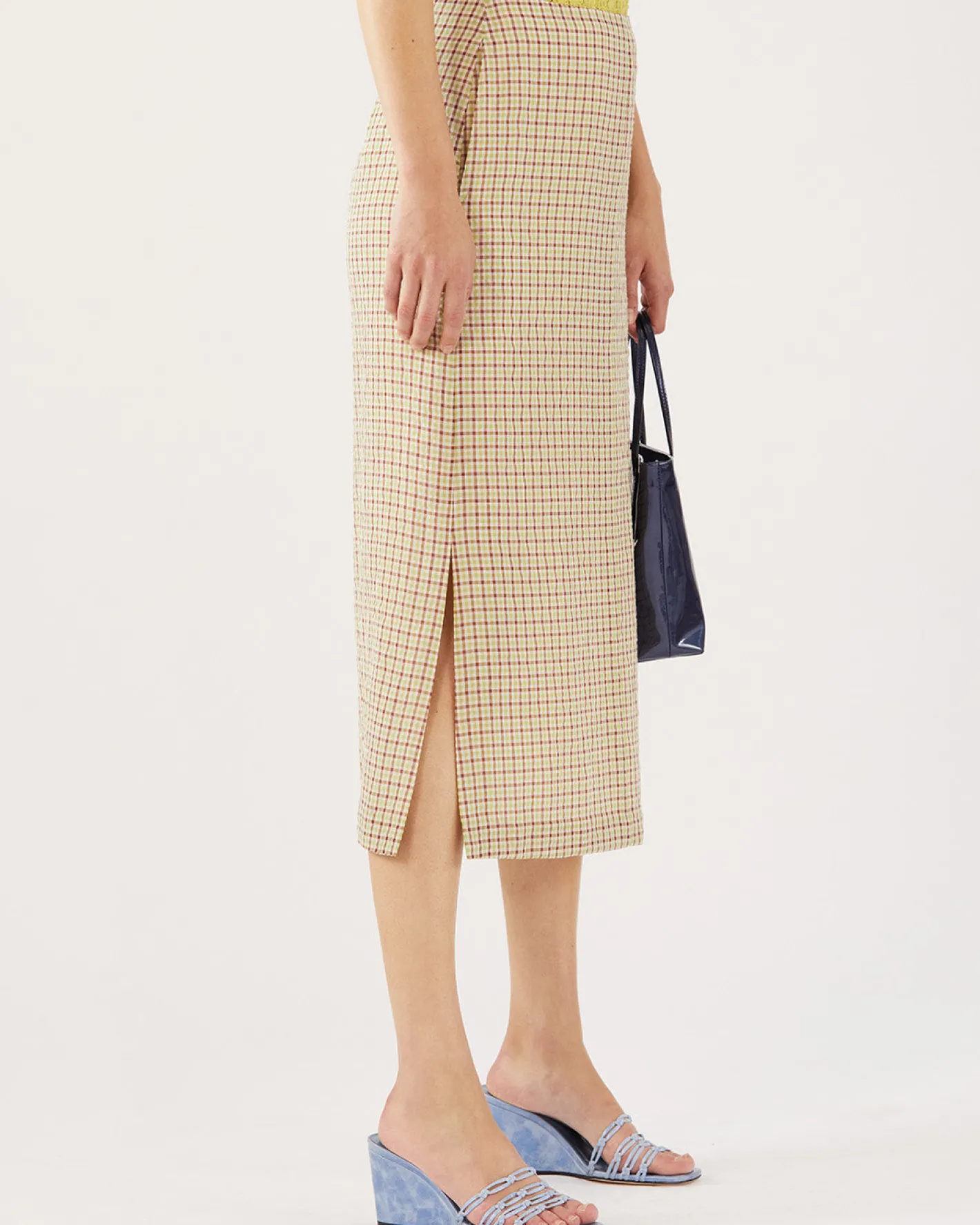 Best Justine Skirt Check Green Skirts | Clothing
