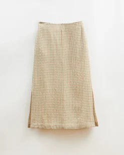 Best Justine Skirt Check Green Skirts | Clothing