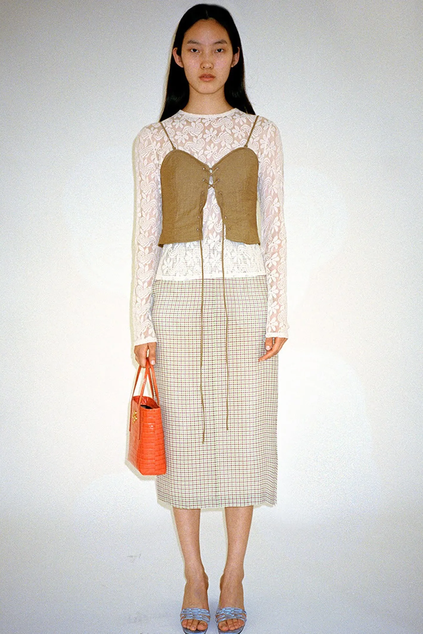 Best Justine Skirt Check Green Skirts | Clothing