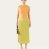 Fashion Justine Skirt Lace Floral Lime Skirts | Clothing