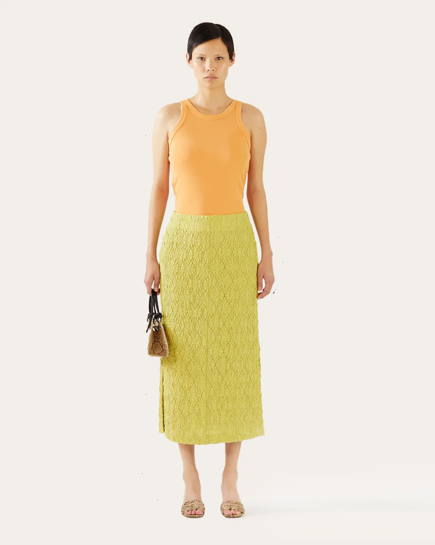 Fashion Justine Skirt Lace Floral Lime Skirts | Clothing