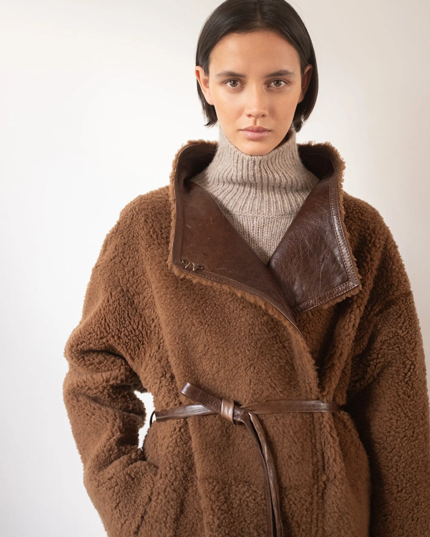 Hot Kayla Coat Shearling Brown Coats | Coats