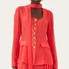 Outlet Kekoa Top Chiffon Hot Pink Shirts & Blouses | Clothing