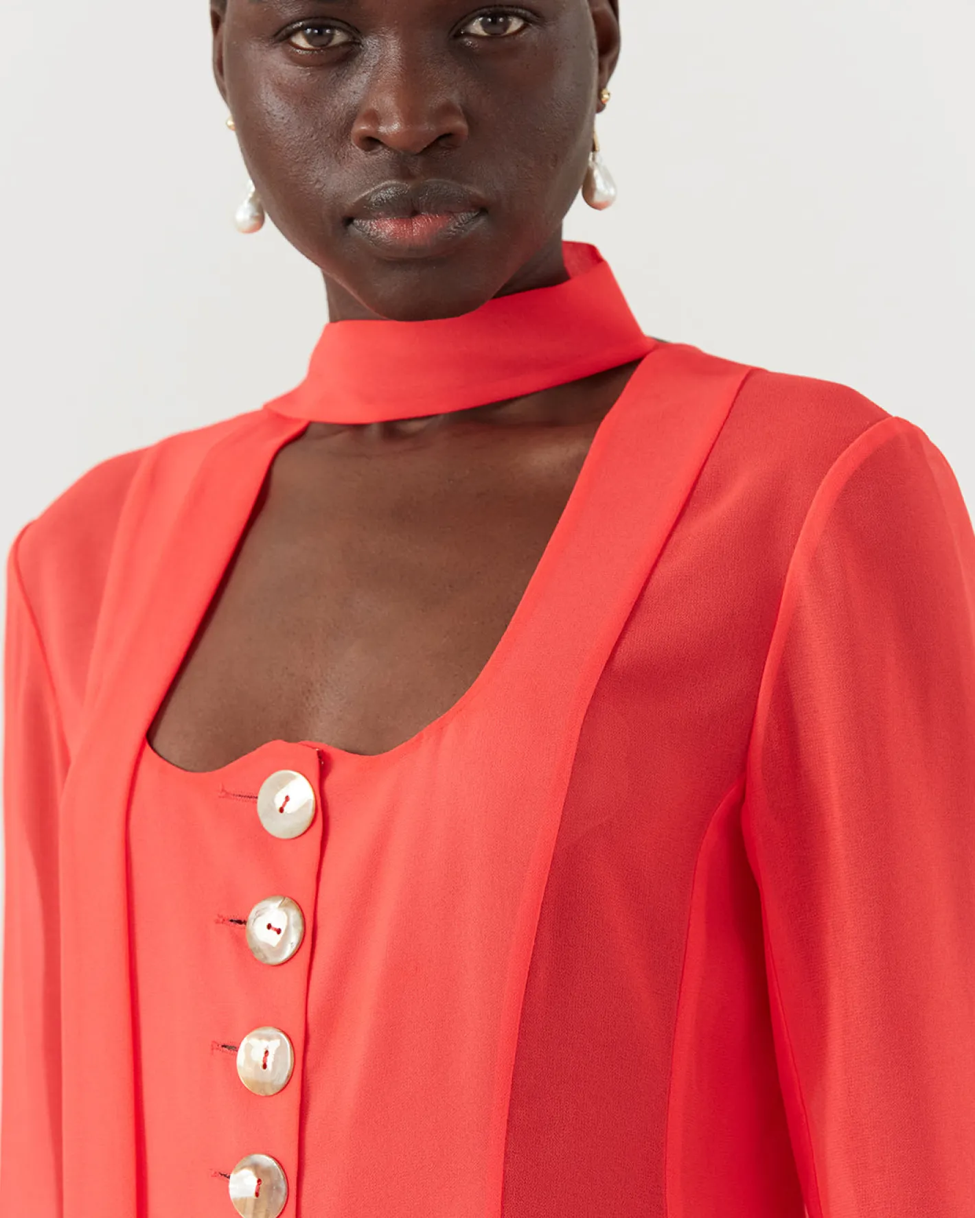 Outlet Kekoa Top Chiffon Hot Pink Shirts & Blouses | Clothing