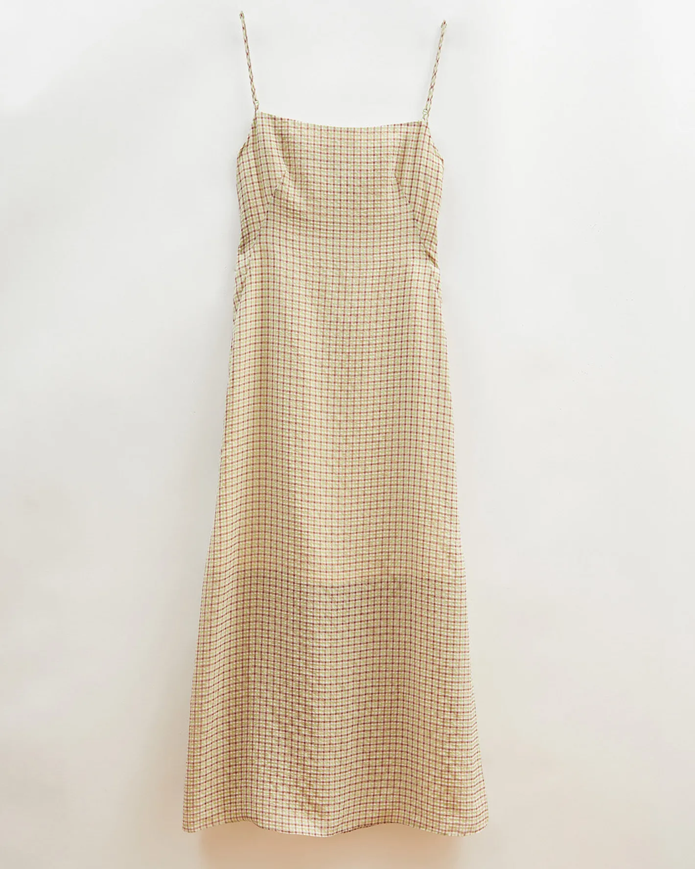 Sale Kennedy Dress Check Green Dresses | Clothing