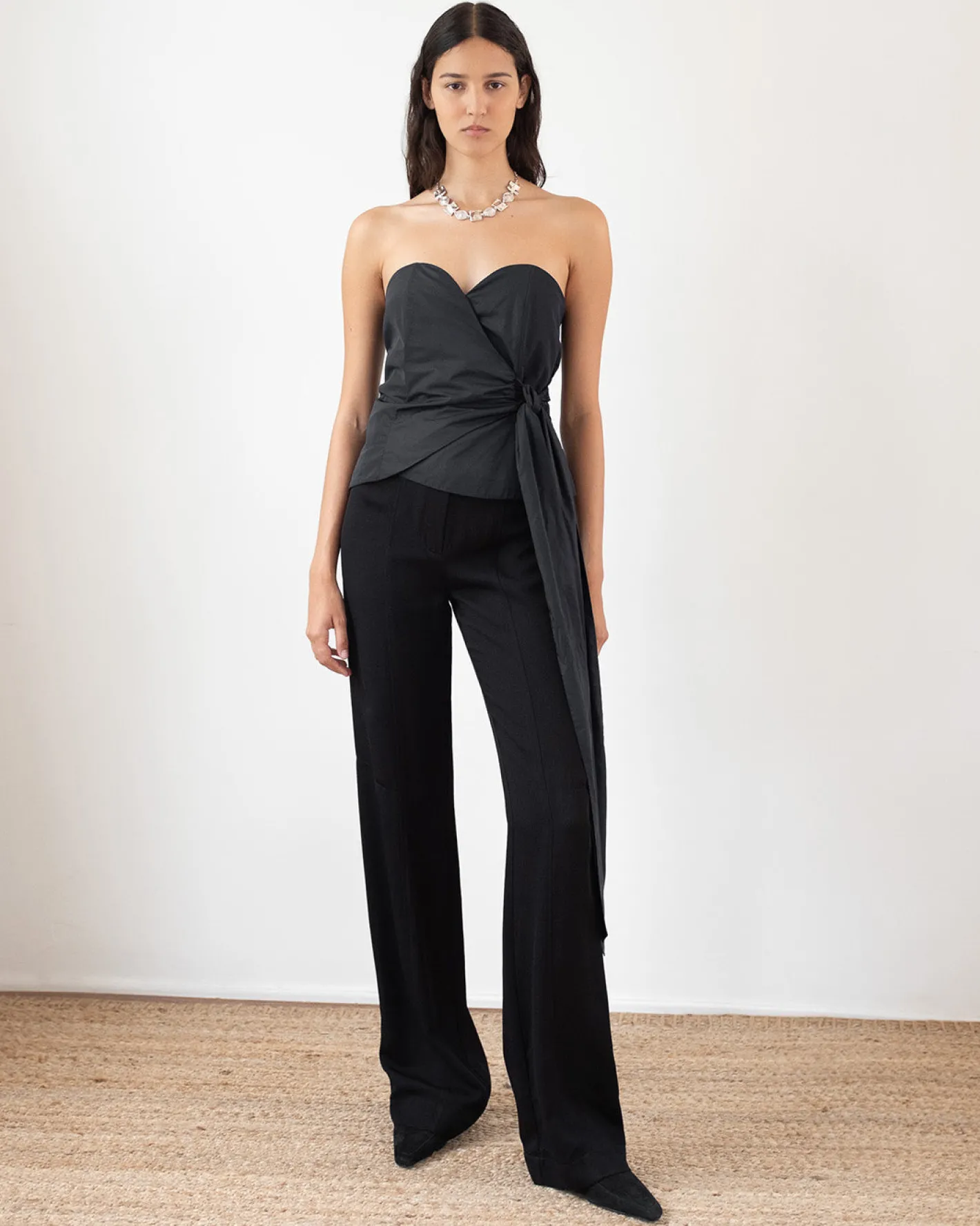 Best Kunika Blouse Taffeta Black Shirts & Blouses | Clothing